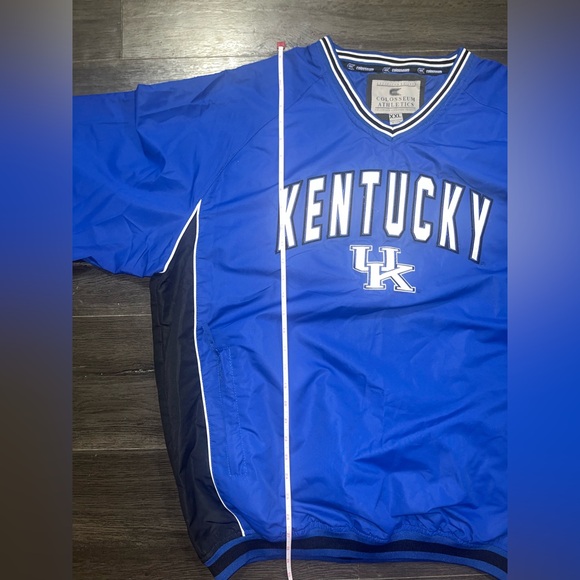 Men's XXL Colosseum Kentucky Wildcats Fair Catch Pullover Windbreaker Jacket - Picture 4 of 7